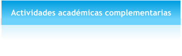 Actividades académicas complementarias